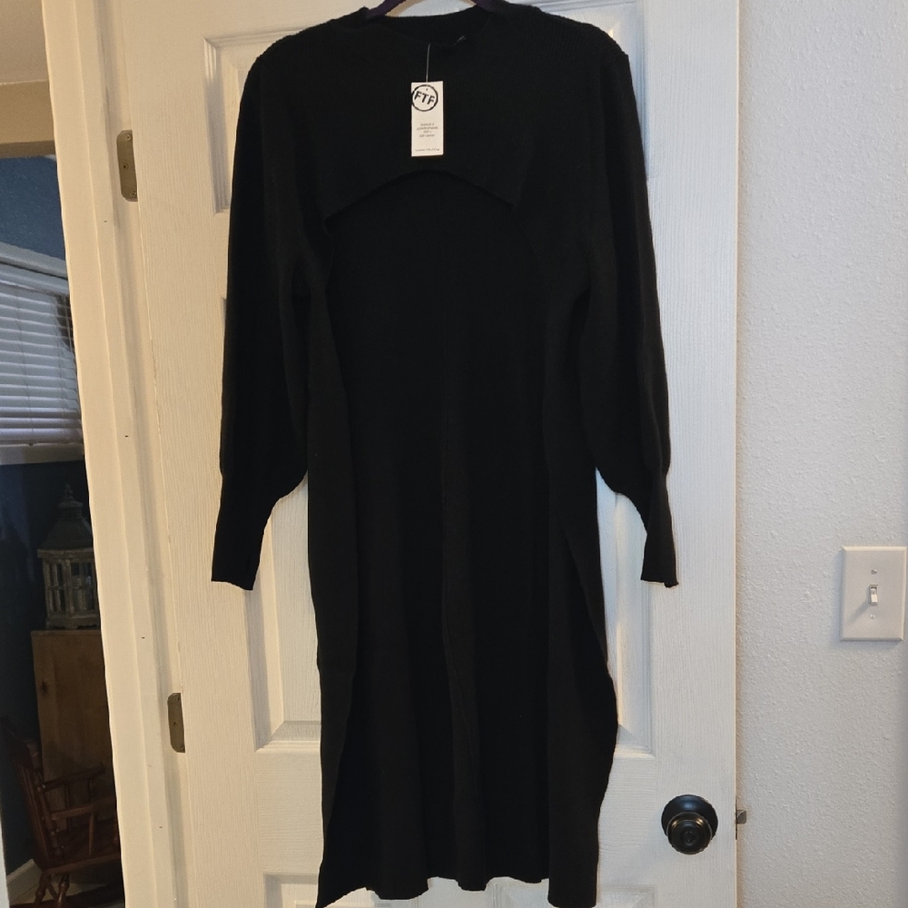 Fashion to Figure Black Long Sleeve Sweater